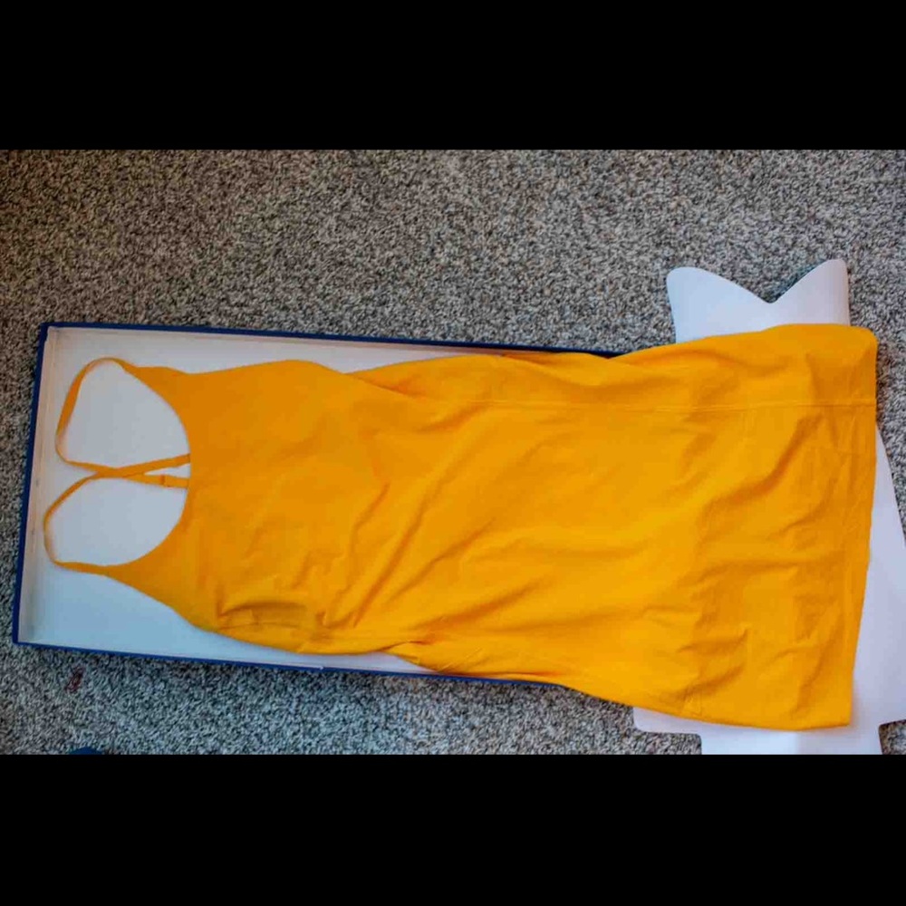 Athlete Bright Tangerine Orange Tennis Dress
